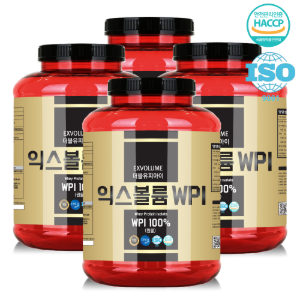 익스볼륨 WPI 2kg x 4   단백질보충제,헬스보충제,프로틴해썹 99.9% 안전,살균 시설제품
